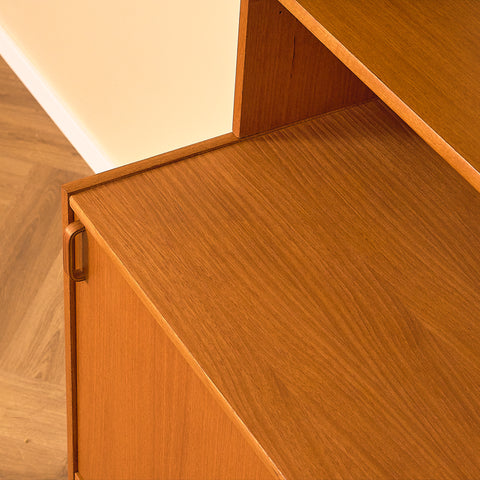 Swedish bookshelf in teak by B. Fridhagen for Bodafors