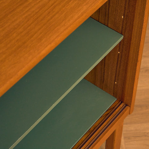 Swedish bookshelf in teak by B. Fridhagen for Bodafors