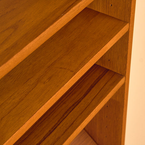 Swedish bookshelf in teak by B. Fridhagen for Bodafors