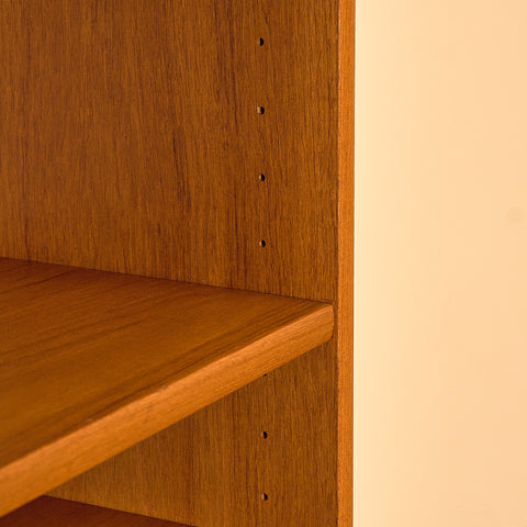 Swedish bookshelf in teak by B. Fridhagen for Bodafors
