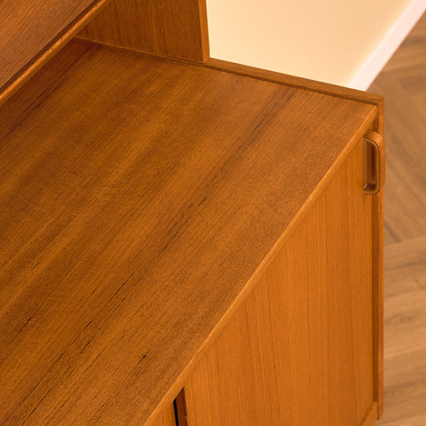 Swedish bookshelf in teak by B. Fridhagen for Bodafors