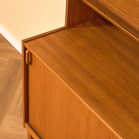 Swedish bookshelf in teak by B. Fridhagen for Bodafors
