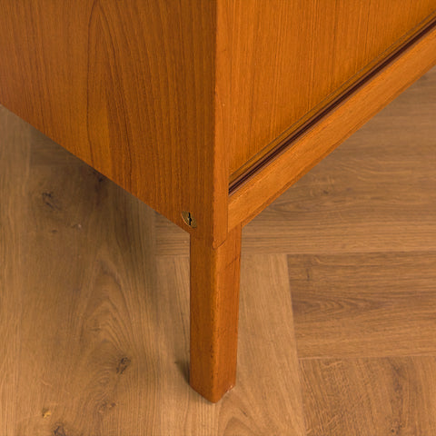 Swedish bookshelf in teak by B. Fridhagen for Bodafors