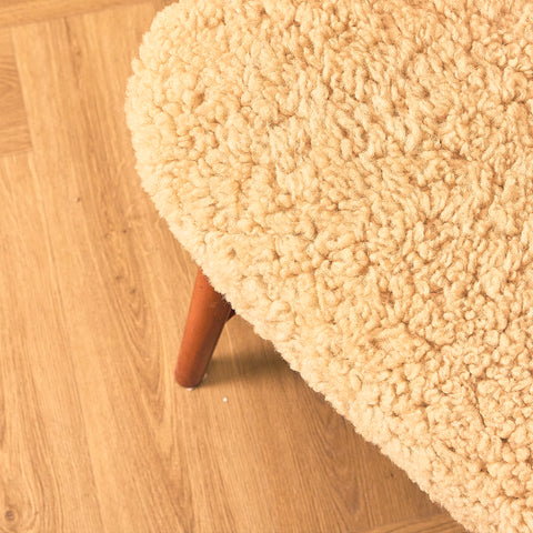 Swedish armchair in beech, model ”TeVe” by Alf Svensson for Studio Ljungs Industrier