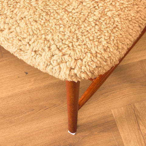 Swedish armchair in beech, model ”TeVe” by Alf Svensson for Studio Ljungs Industrier