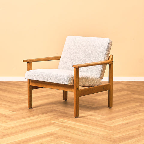 Swedish armchairs in oak by Yngve Ekström for Swedese