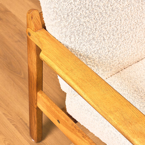 Swedish armchairs in oak by Yngve Ekström for Swedese