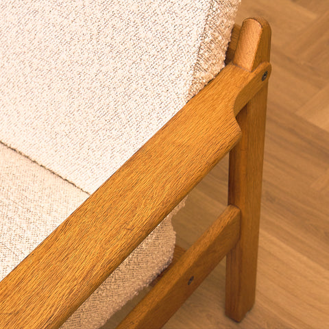 Swedish armchairs in oak by Yngve Ekström for Swedese