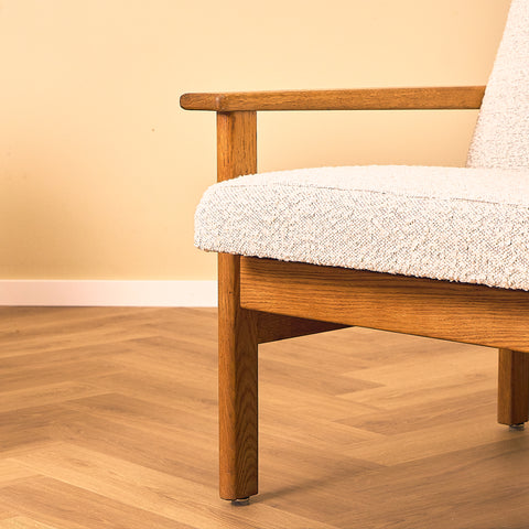 Swedish armchairs in oak by Yngve Ekström for Swedese