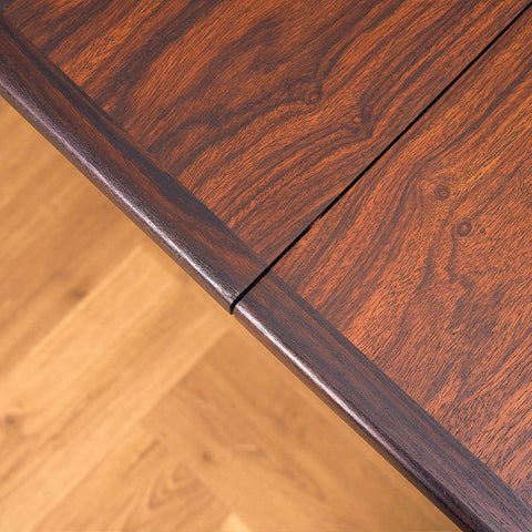 Danish oval dining table in Santos rosewood by Niels Møller for Gudme Møbelfabrik