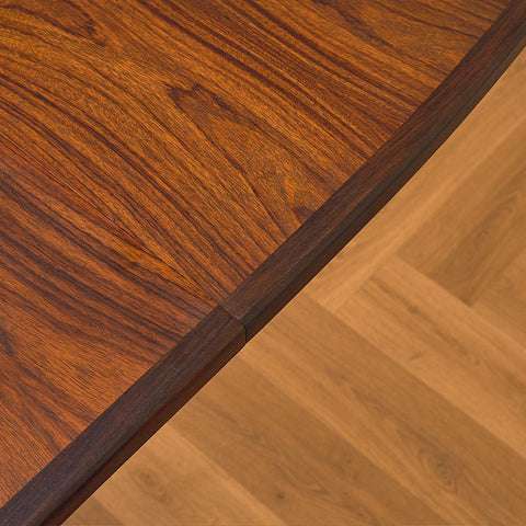 Danish oval dining table in Santos rosewood by Niels Møller for Gudme Møbelfabrik