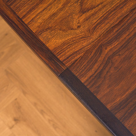 Danish oval dining table in Santos rosewood by Niels Møller for Gudme Møbelfabrik