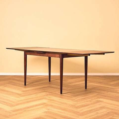Danish dining table in Santos rosewood
