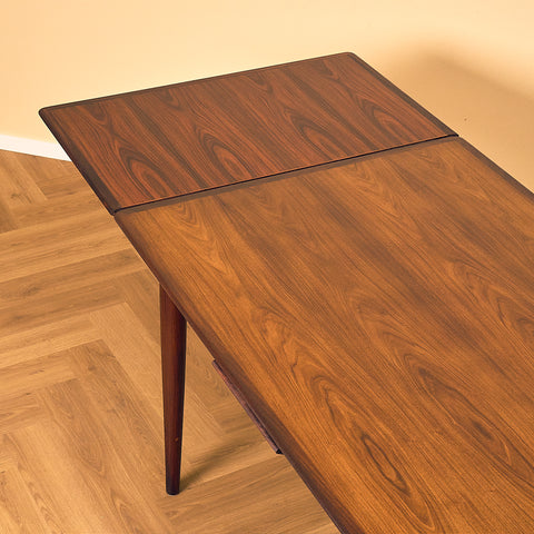 Danish dining table in Santos rosewood