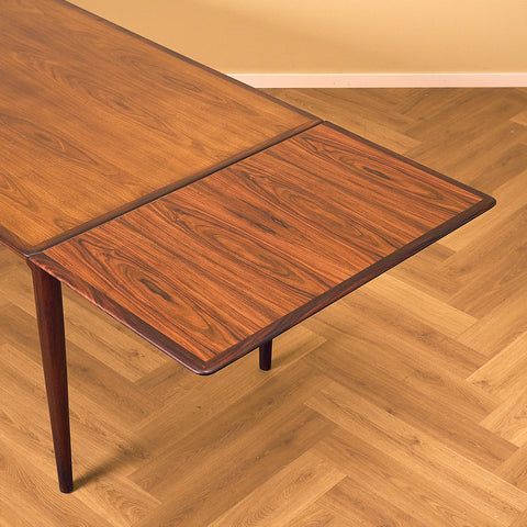 Danish dining table in Santos rosewood