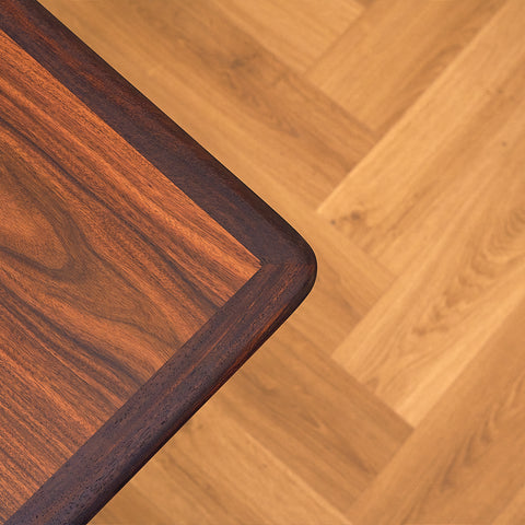 Danish dining table in Santos rosewood