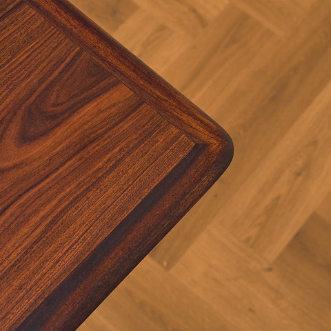Danish dining table in Santos rosewood