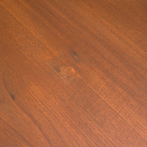Danish dining table in teak and walnut