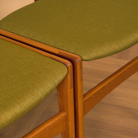 Danish set of 4 dining chairs by Erik Buch for Nova Stolefabrik