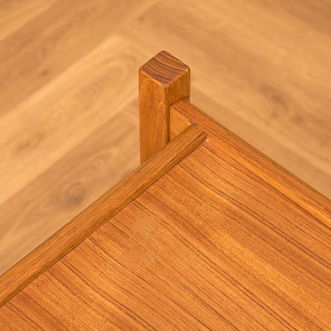 Swedish serving trolley / side table in teak