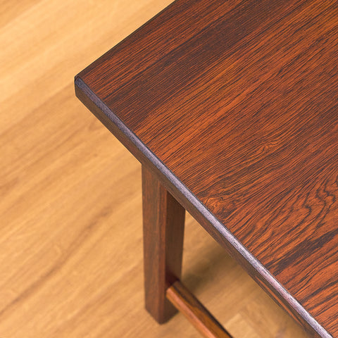 Swedish side table in Santos rosewood by Allbo Möbler AB in Dio