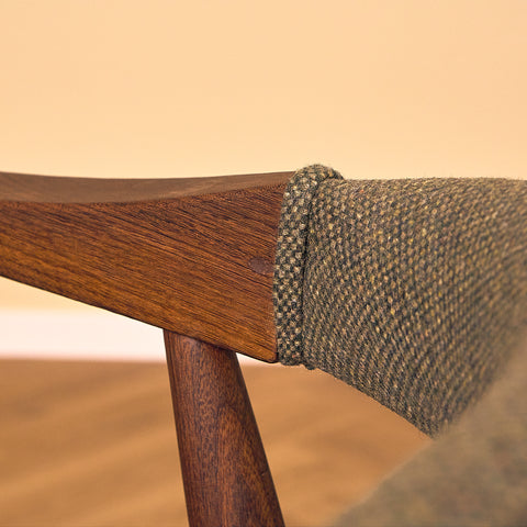 Danish dining armchairs in walnut 'model 213' by Thomas Harlev for Farstrup