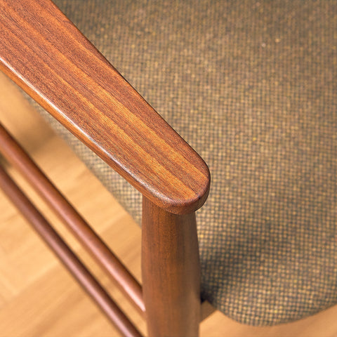 Danish dining armchairs in walnut 'model 213' by Thomas Harlev for Farstrup
