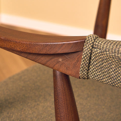 Danish dining armchairs in walnut 'model 213' by Thomas Harlev for Farstrup