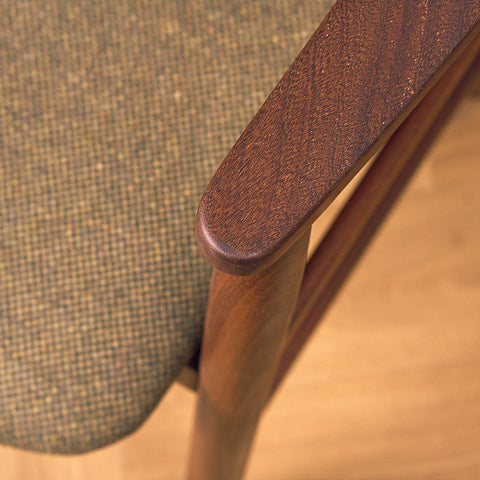 Danish dining armchairs in walnut 'model 213' by Thomas Harlev for Farstrup
