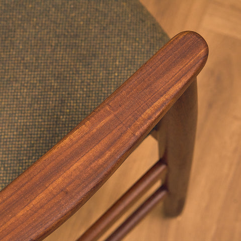 Danish dining armchairs in walnut 'model 213' by Thomas Harlev for Farstrup