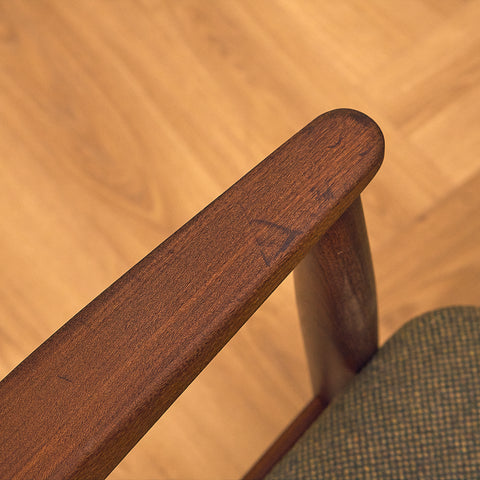 Danish dining armchairs in walnut 'model 213' by Thomas Harlev for Farstrup