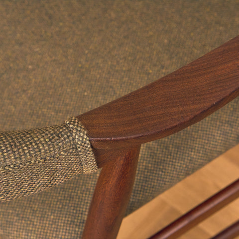 Danish dining armchairs in walnut 'model 213' by Thomas Harlev for Farstrup
