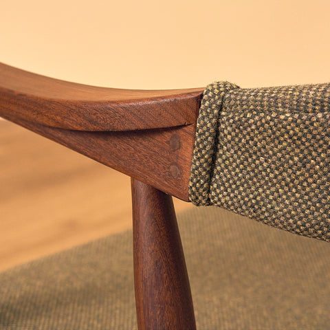 Danish dining armchairs in walnut 'model 213' by Thomas Harlev for Farstrup