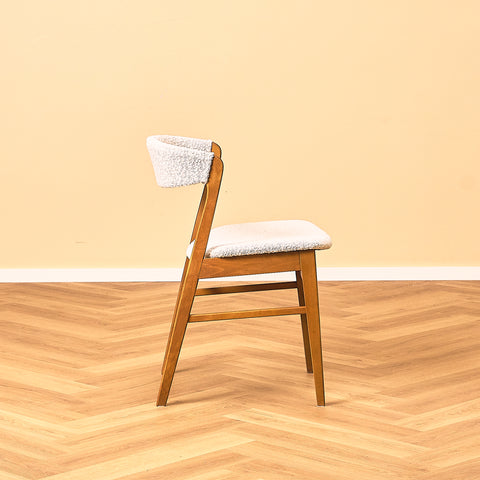 Danish dining chairs in beech by Saxkjøbing Savvaerk & Stolefabrik