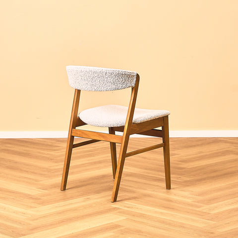 Danish dining chairs in beech by Saxkjøbing Savvaerk & Stolefabrik