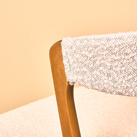 Danish dining chairs in beech by Saxkjøbing Savvaerk & Stolefabrik