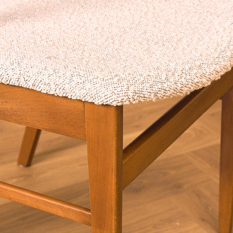 Danish dining chairs in beech by Saxkjøbing Savvaerk & Stolefabrik
