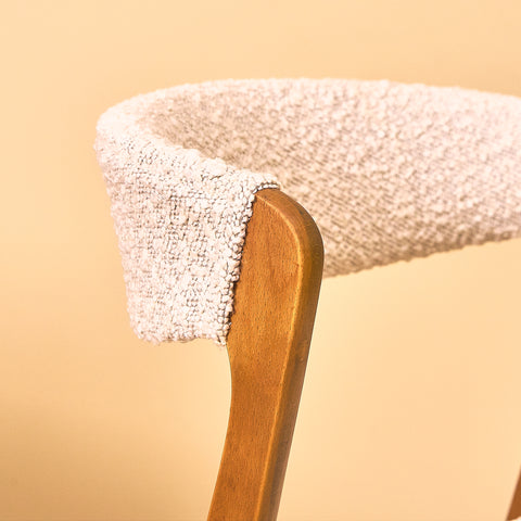 Danish dining chairs in beech by Saxkjøbing Savvaerk & Stolefabrik