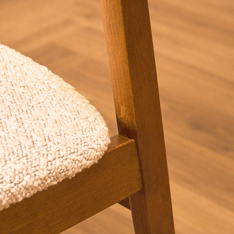 Danish dining chairs in beech by Saxkjøbing Savvaerk & Stolefabrik