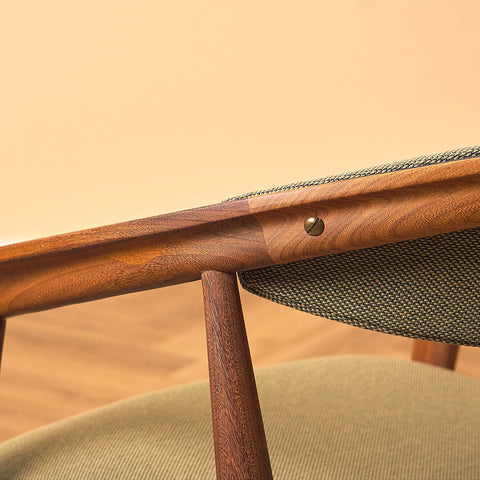 Danish dining armchair in walnut