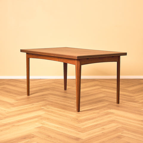 Dark Teak Extendable Dining Table