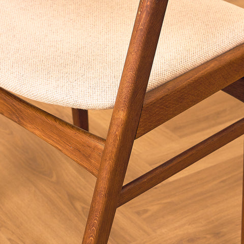 Danish dining chairs by Høng Stolefabrik