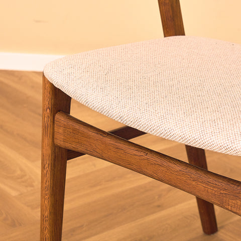 Danish dining chairs by Høng Stolefabrik