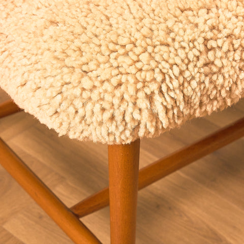 Swedish armchair in beech, model ”TeVe” by Alf Svensson for Studio Ljungs Industrier