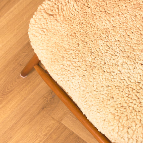 Swedish armchair in beech, model ”TeVe” by Alf Svensson for Studio Ljungs Industrier
