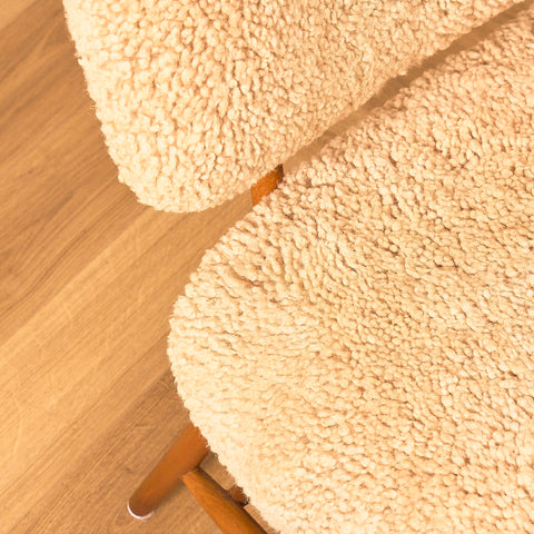 Swedish armchair in beech, model ”TeVe” by Alf Svensson for Studio Ljungs Industrier