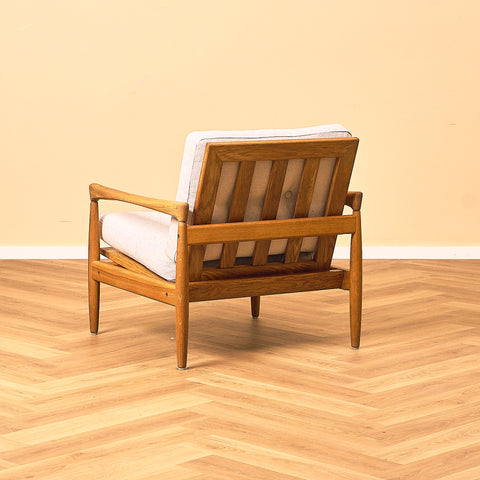Swedish armchairs "Kolding" in solid oak by Erik Wörtz for IKEA