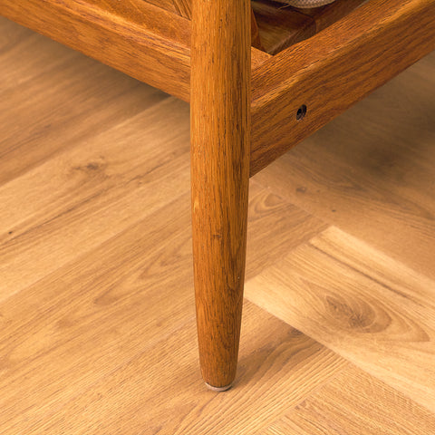 Swedish armchairs "Kolding" in solid oak by Erik Wörtz for IKEA