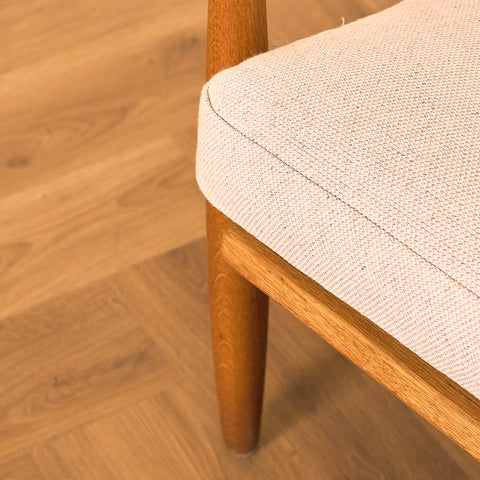 Swedish armchairs "Kolding" in solid oak by Erik Wörtz for IKEA