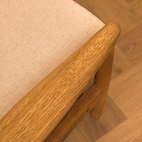 Swedish armchairs "Kolding" in solid oak by Erik Wörtz for IKEA
